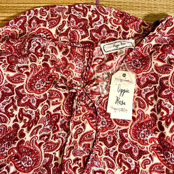 Hippie Rose Boho Bell Sleeve - Picture 6 of 7